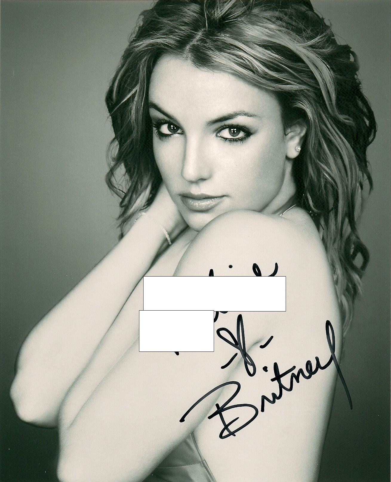 britney spears autograph